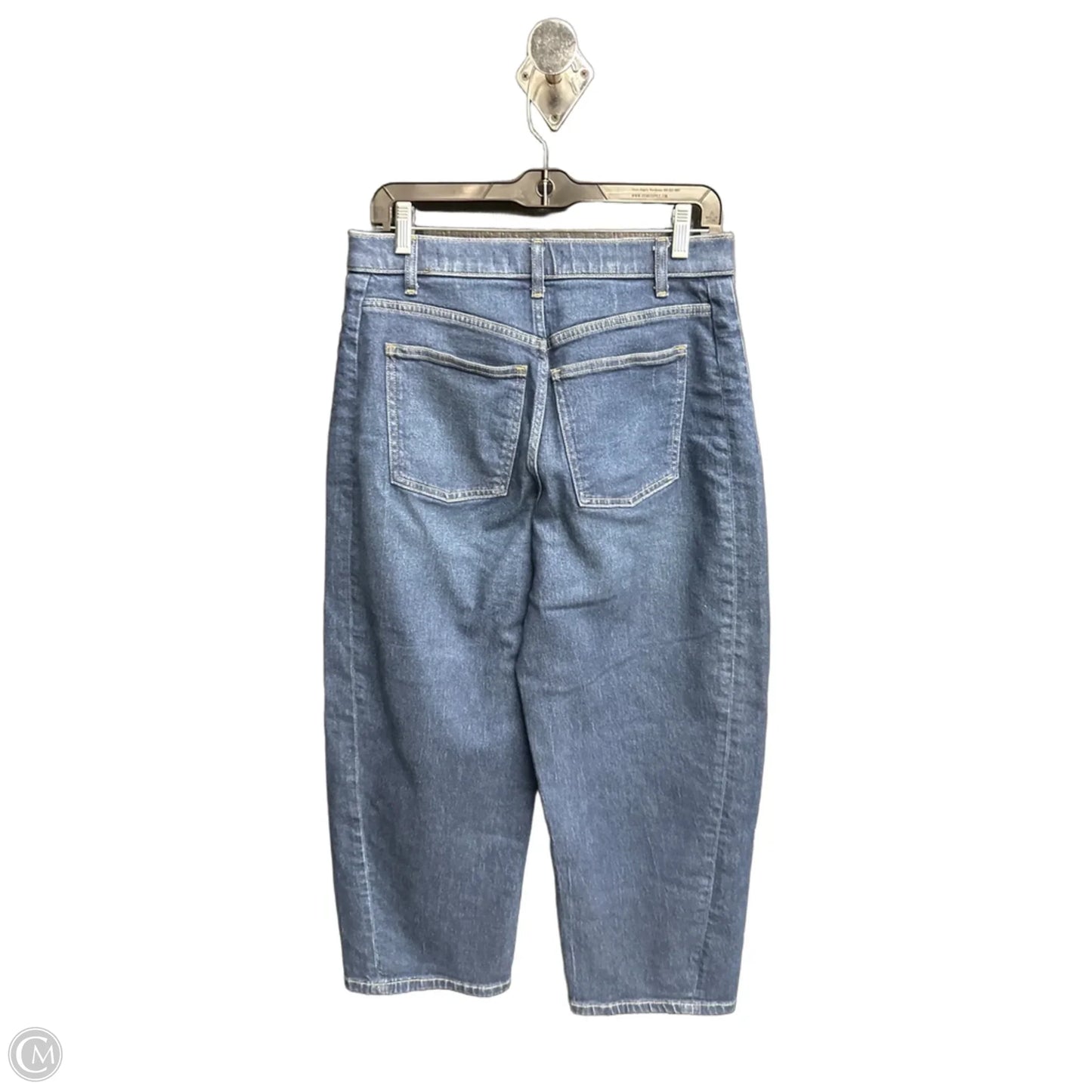 Jeans Wide Leg By Spanx In Blue Denim, Size: 8