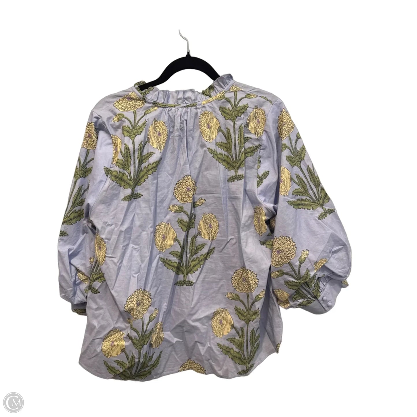 Top Long Sleeve By Entro In Floral Print, Size: L