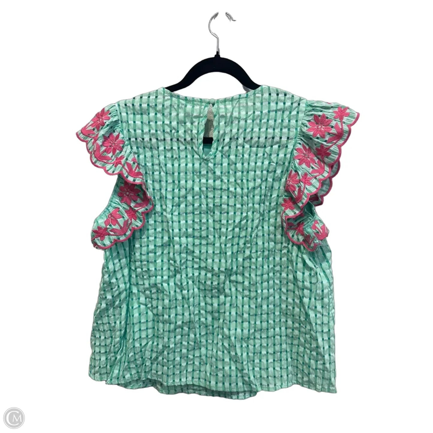 Top Sleeveless By Thml In Teal, Size: L