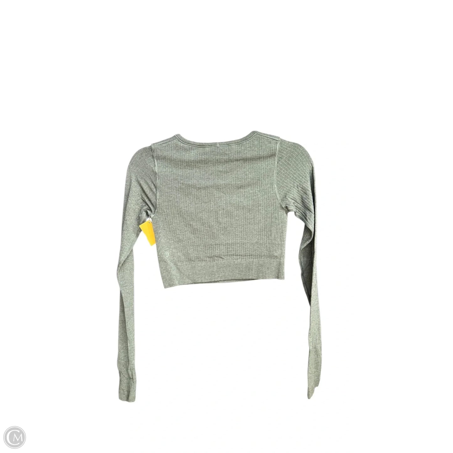 Athletic Top Long Sleeve Crewneck By Lululemon In Green, Size: Xs