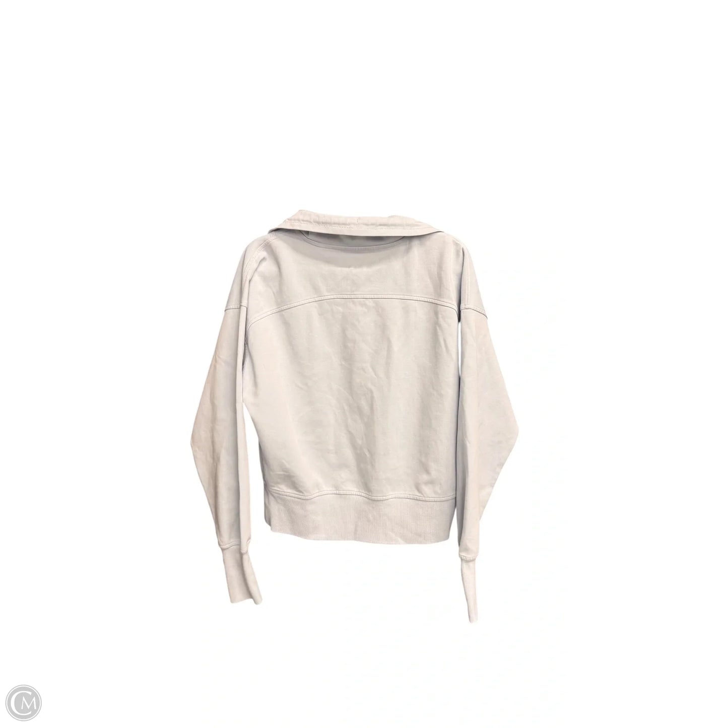 Athletic Sweatshirt Collar By Zenana In Grey, Size: L