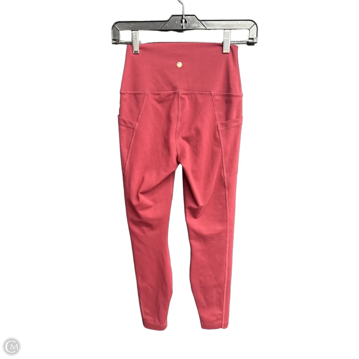 Athletic Leggings By Yogalicious In Red, Size: S