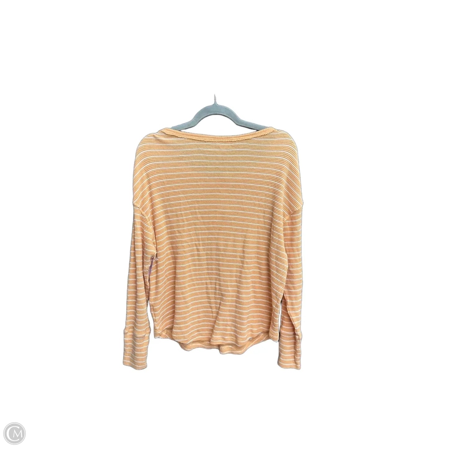 Top Long Sleeve By Natural Reflections In Striped Pattern, Size: S