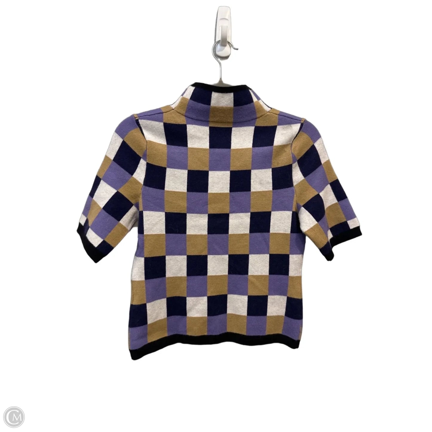 Top Short Sleeve By Maeve In Geometric Pattern, Size: S