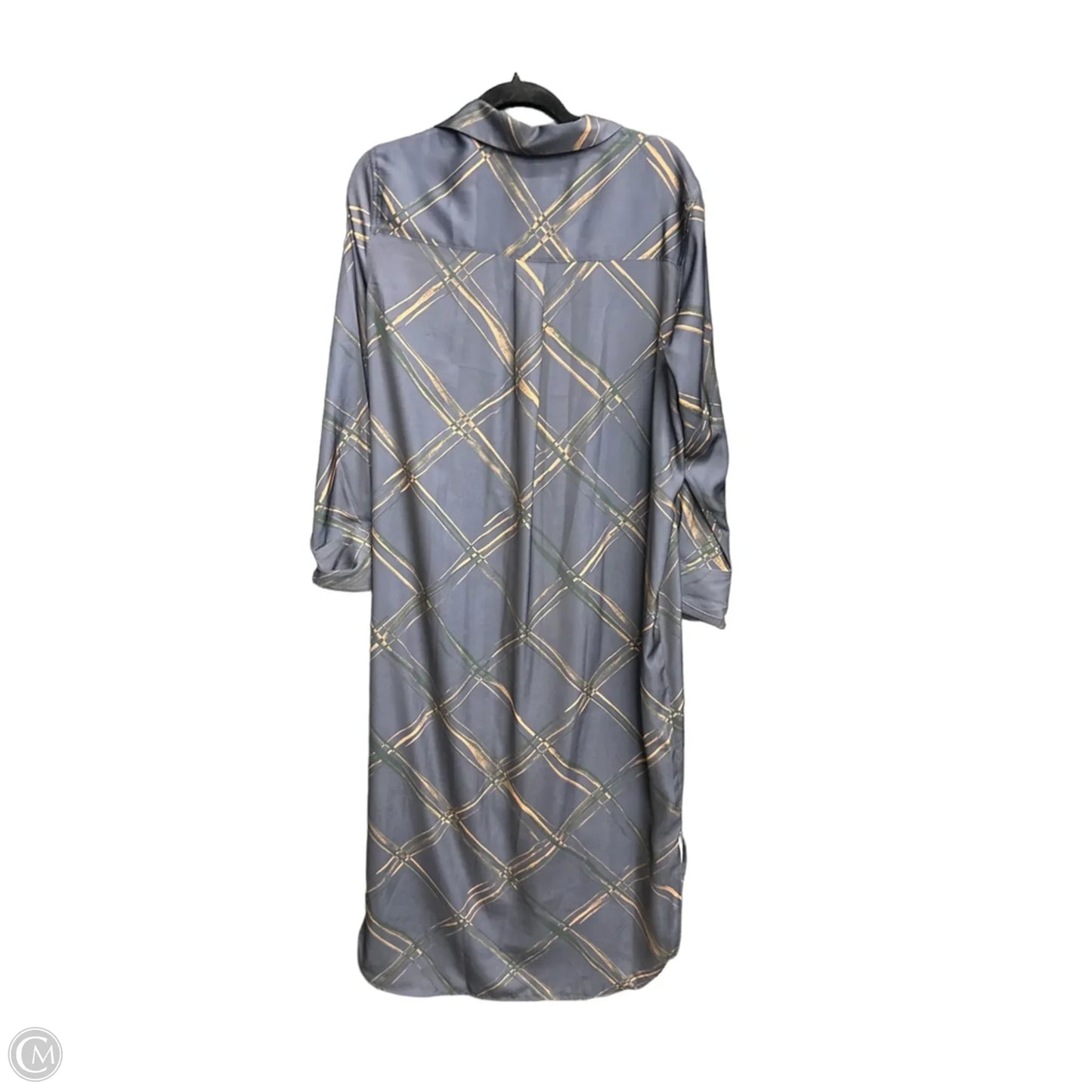 Dress Casual Maxi By Banana Republic In Black & Brown, Size: M