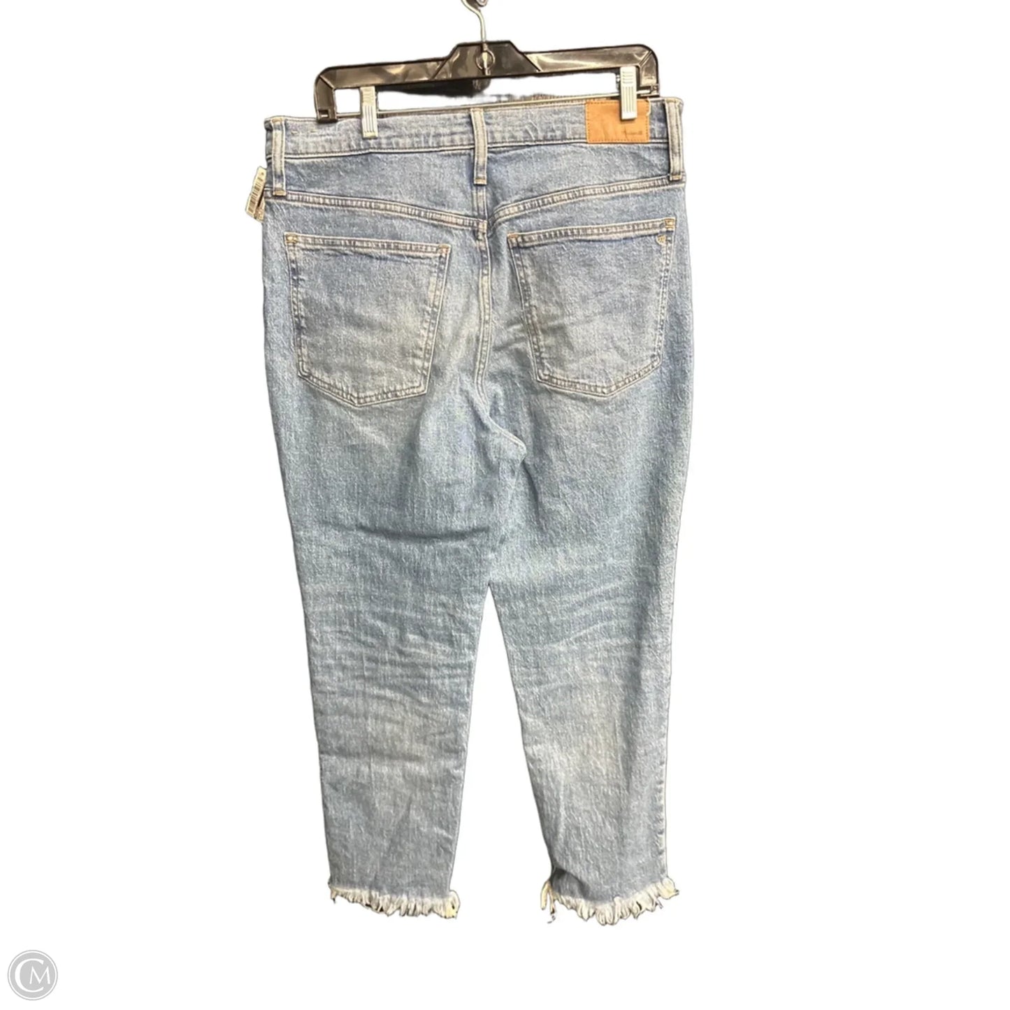 Jeans Straight By Madewell In Blue Denim, Size: 10