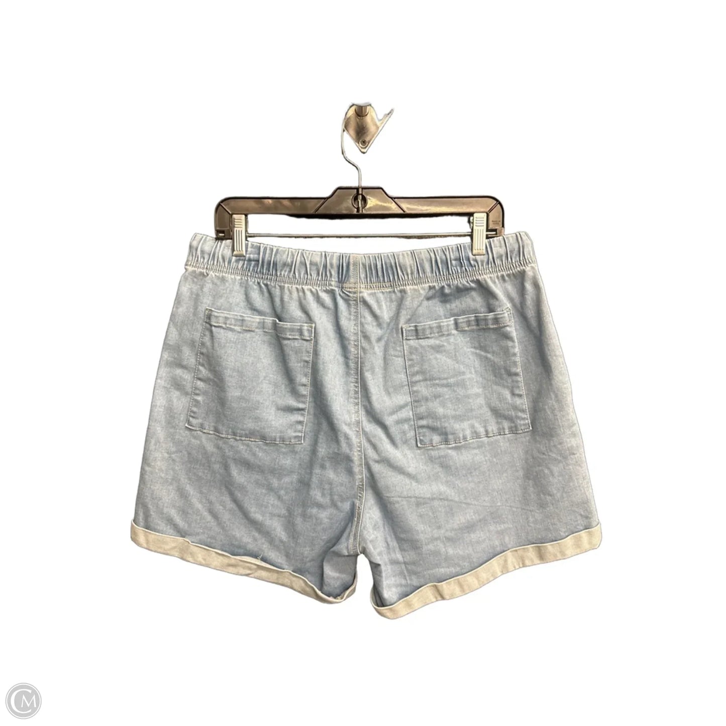 Shorts By Clothes Mentor In Blue Denim, Size: 14