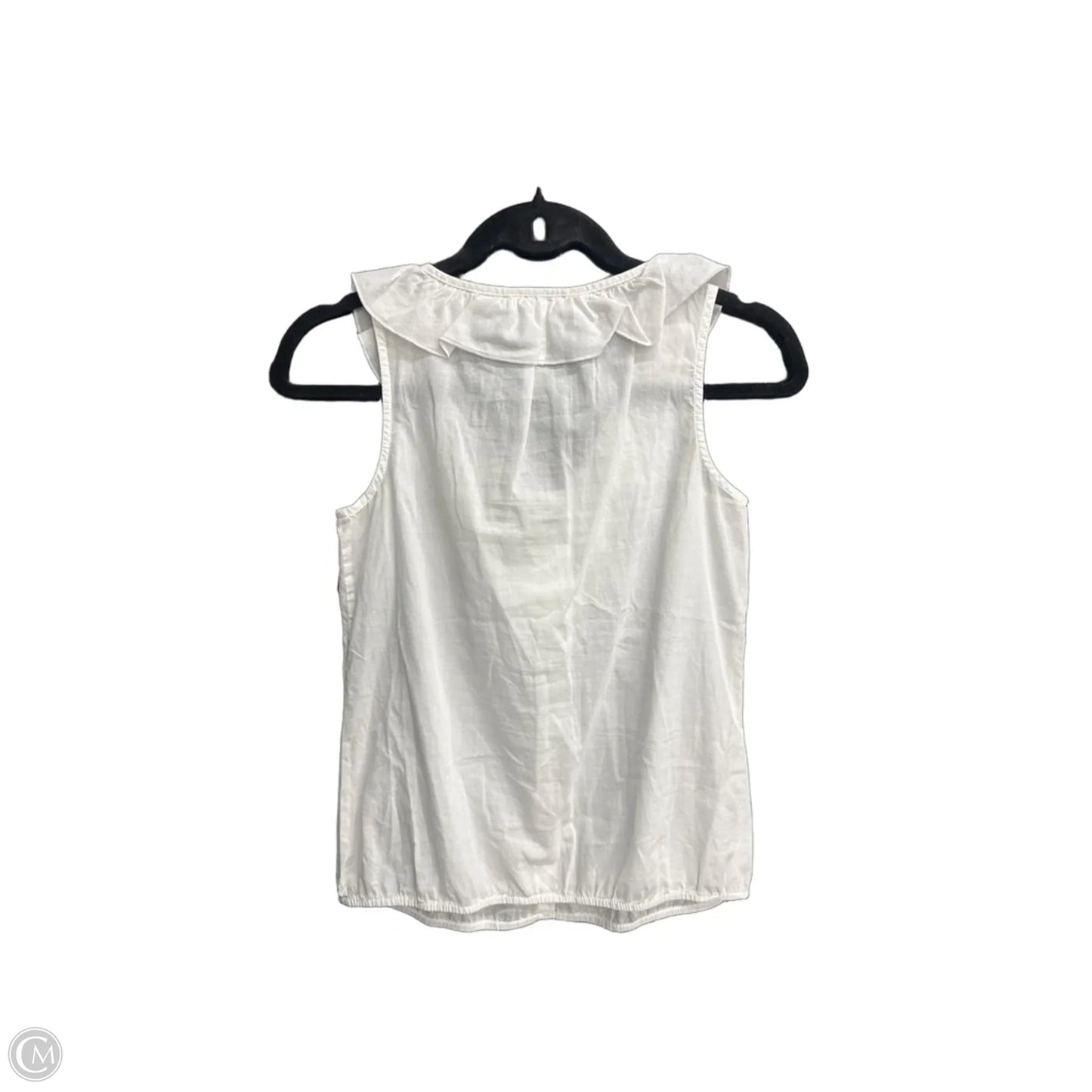 Top Sleeveless By Loft In White, Size: Xsp