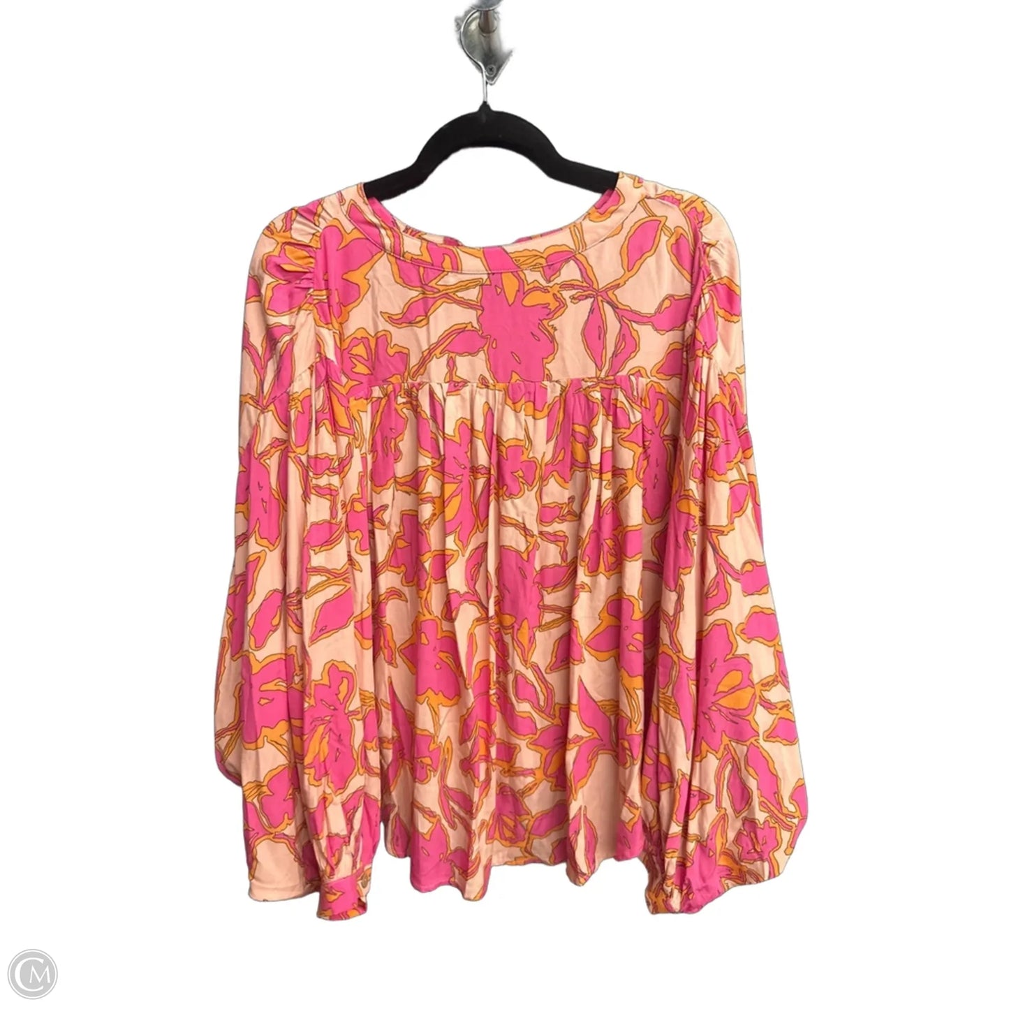 Top Long Sleeve By Clothes Mentor In Floral Print, Size: S