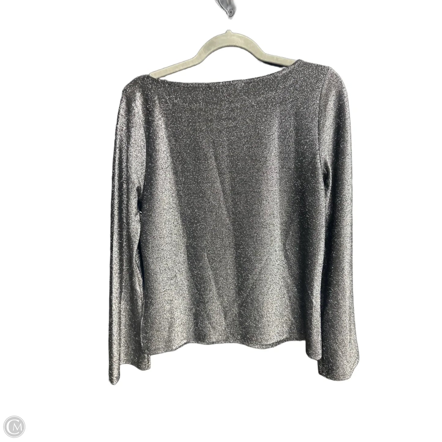 Top Long Sleeve By Lucky Brand In Silver, Size: M