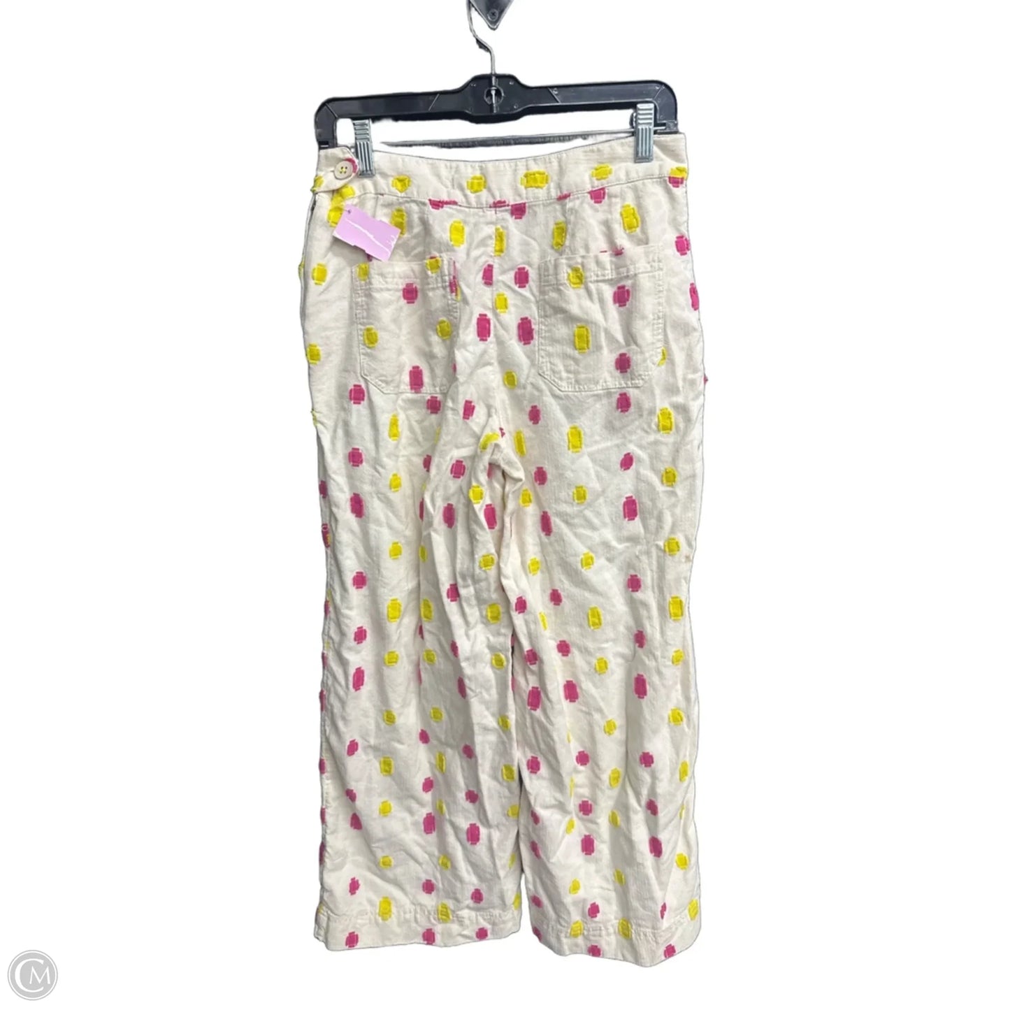 Pants Linen By Anthropologie In Ivory, Size: 4