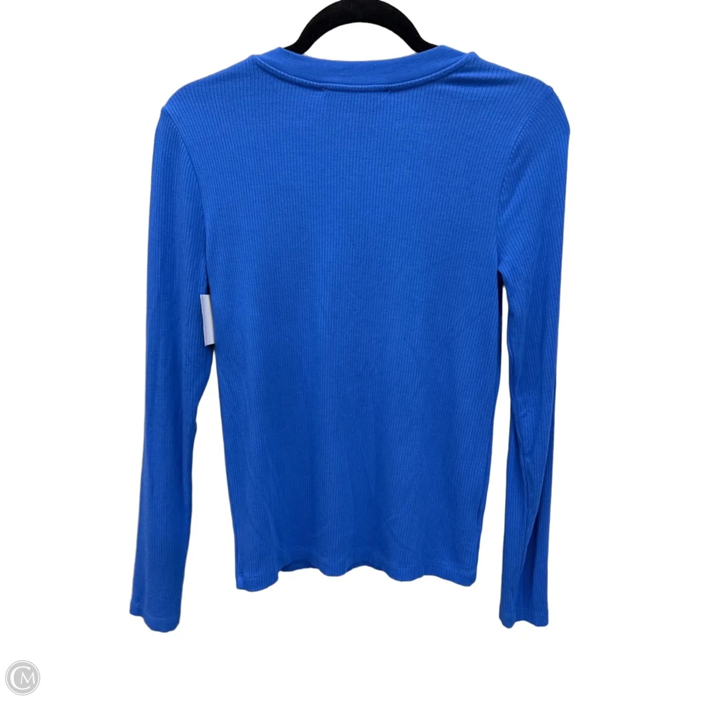 Top Long Sleeve By Loft In Blue, Size: M