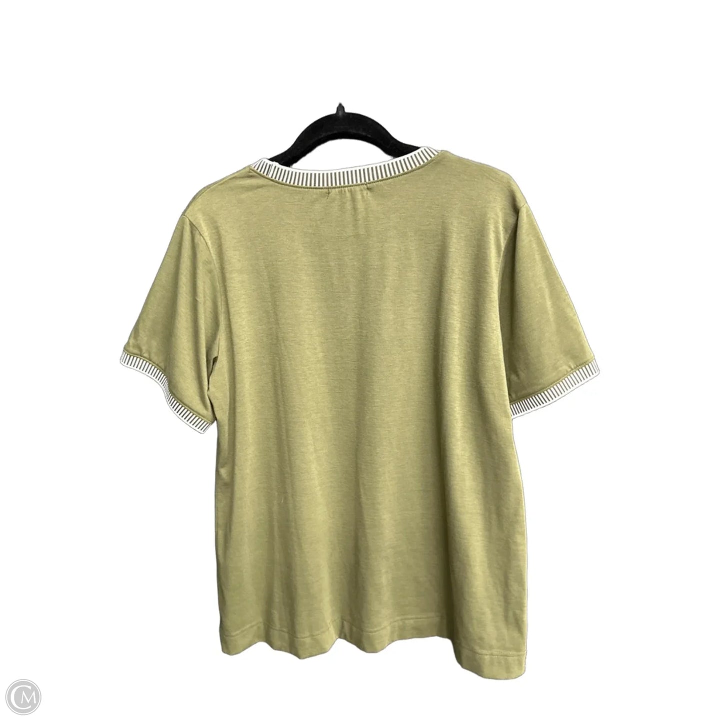 Top Short Sleeve By Clothes Mentor In Green, Size: L