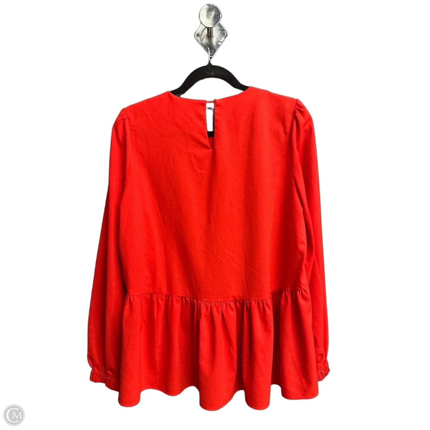 Top Long Sleeve By Pomander Place In Red, Size: M