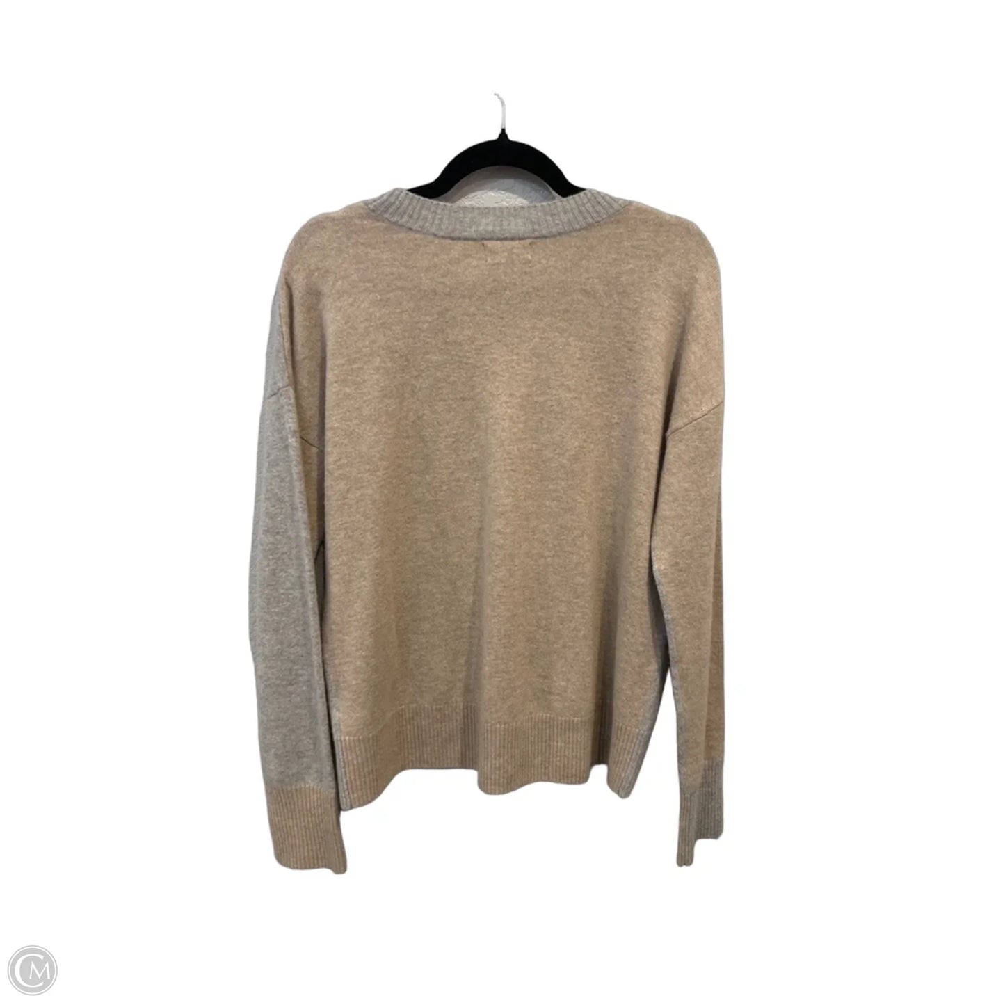 Sweater By Summersalt In Grey & Tan, Size: S