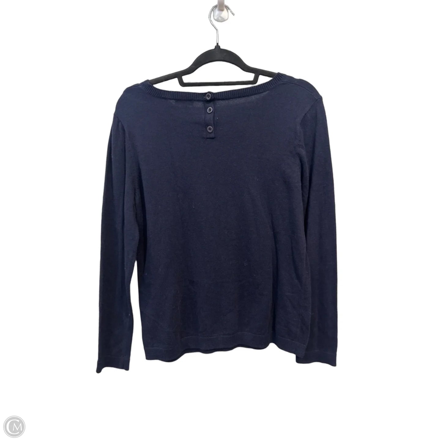 Sweater By Talbots In Navy, Size: Lp