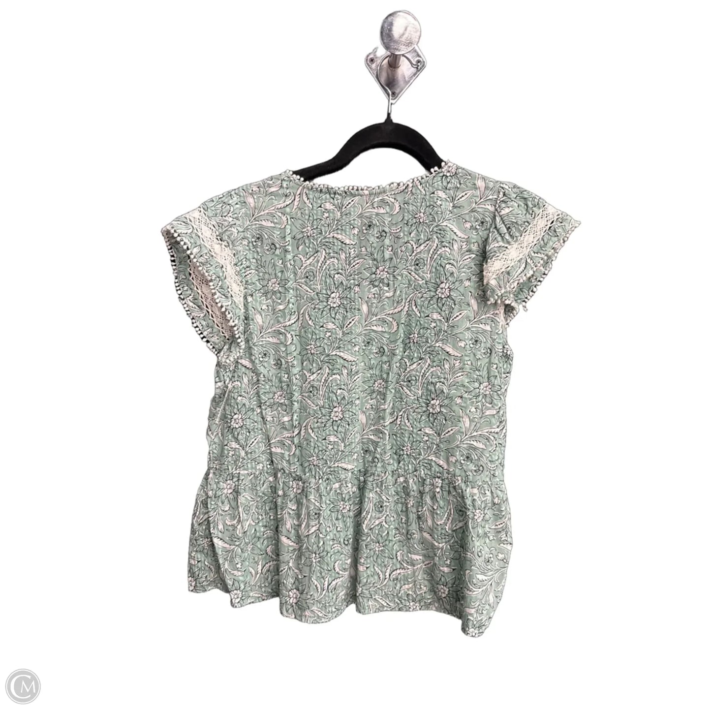 Top Sleeveless By Loft In Green, Size: S