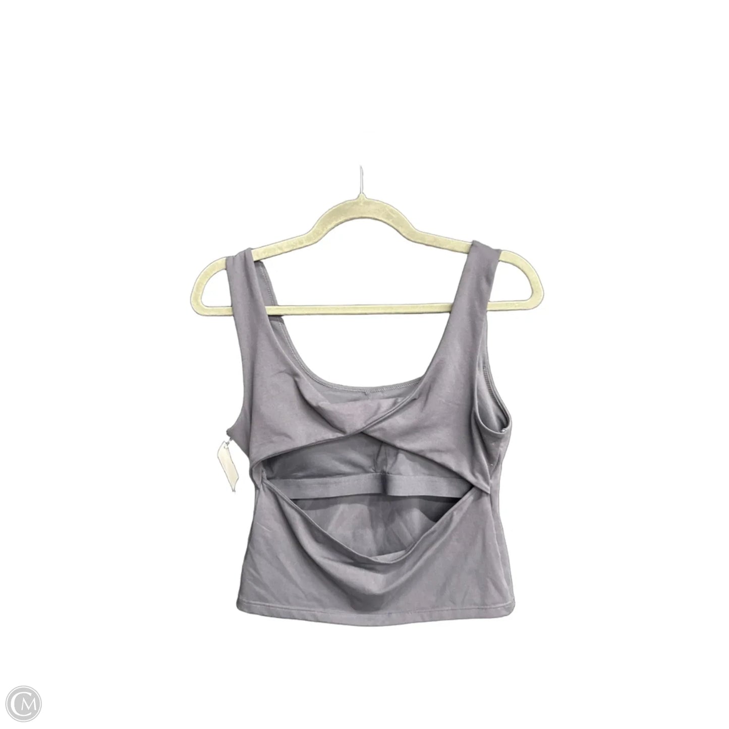 Athletic Bra By Fabletics In Grey, Size: S