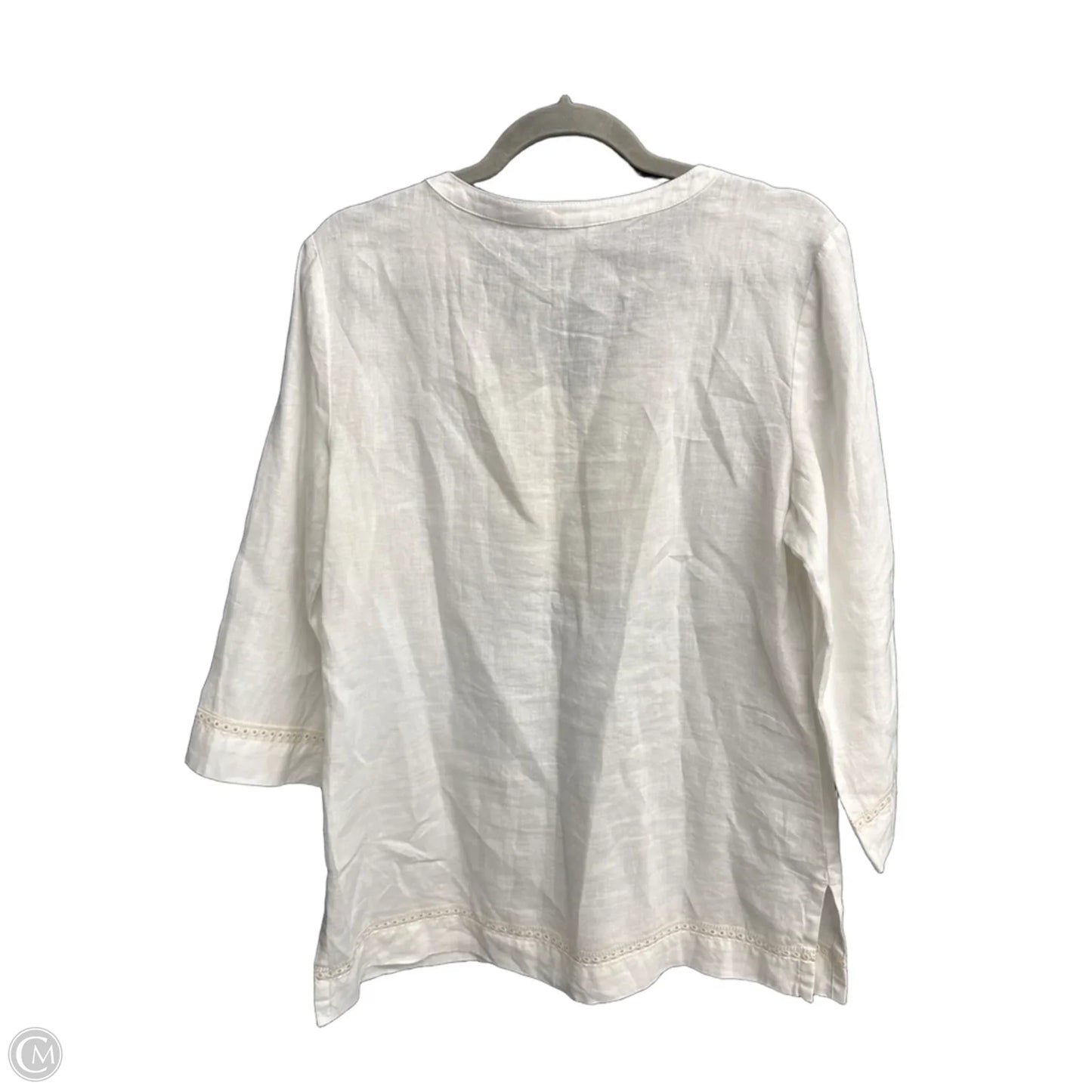Top Long Sleeve By Tommy Bahama In White, Size: S