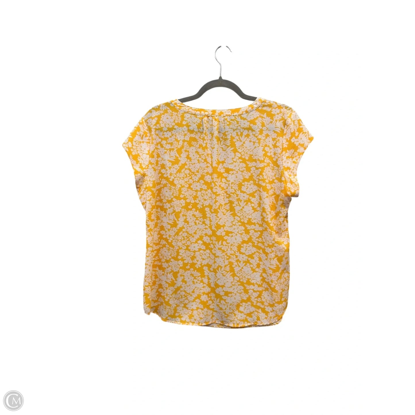 Top Sleeveless By Clothes Mentor In Yellow, Size: L