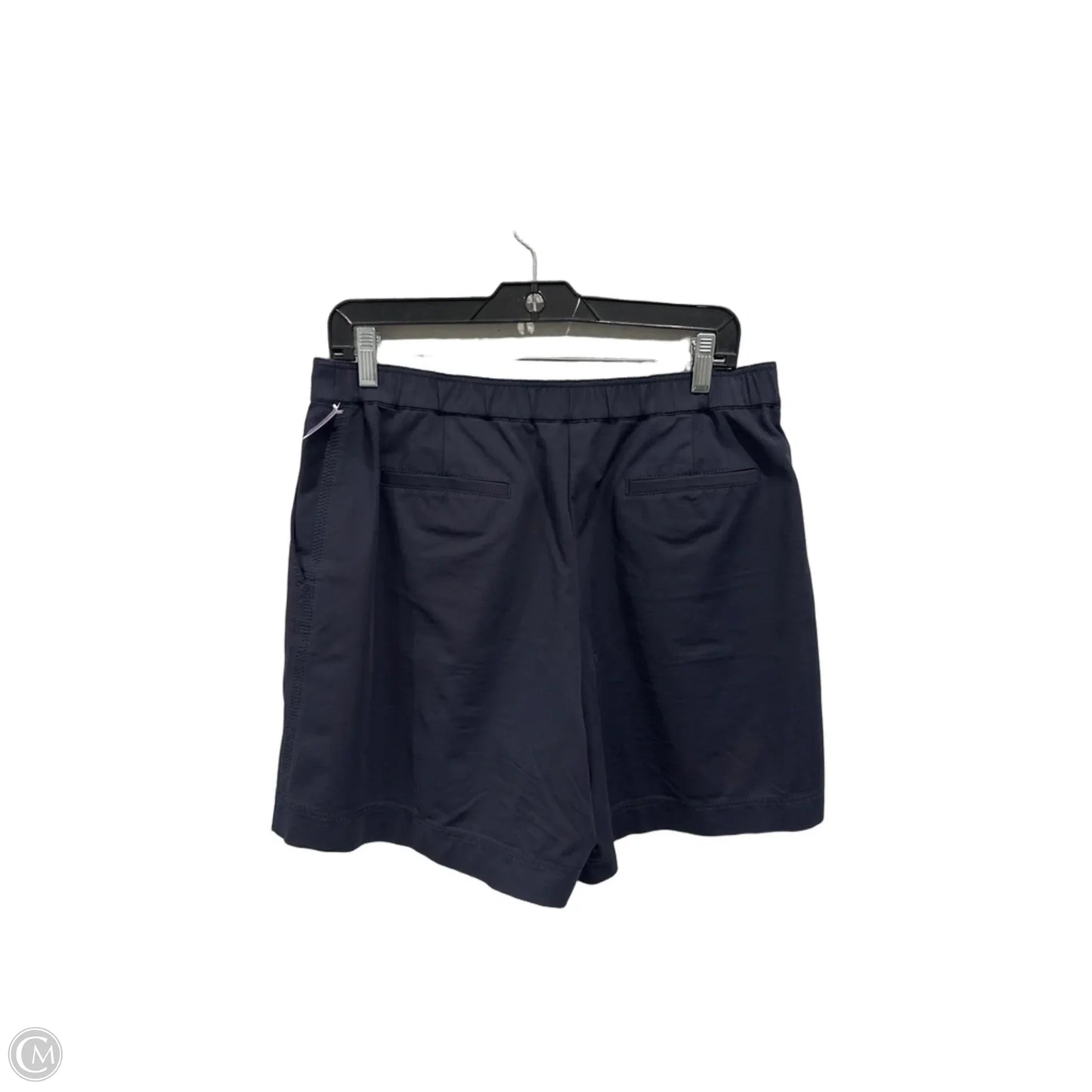 Shorts Designer By Lafayette 148 In Navy, Size: M