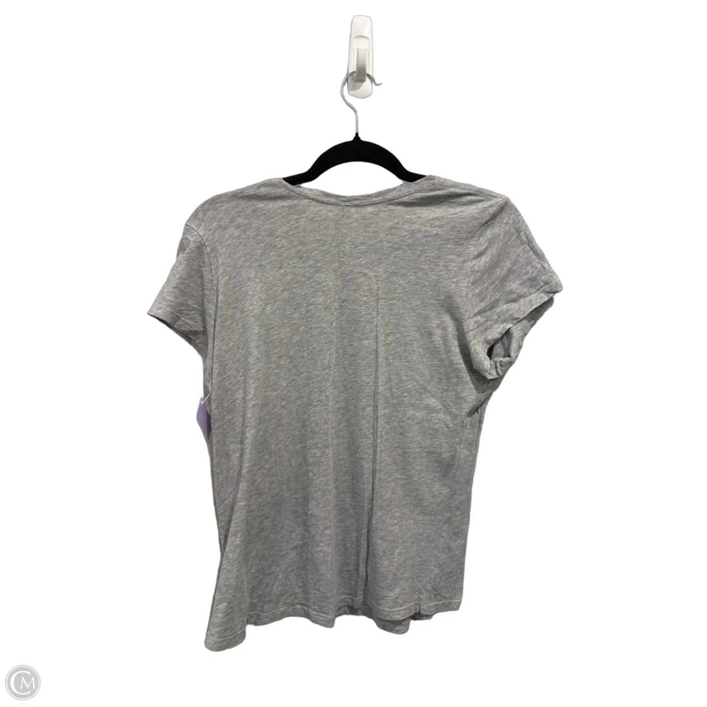 Top Short Sleeve By Spanx In Grey, Size: L
