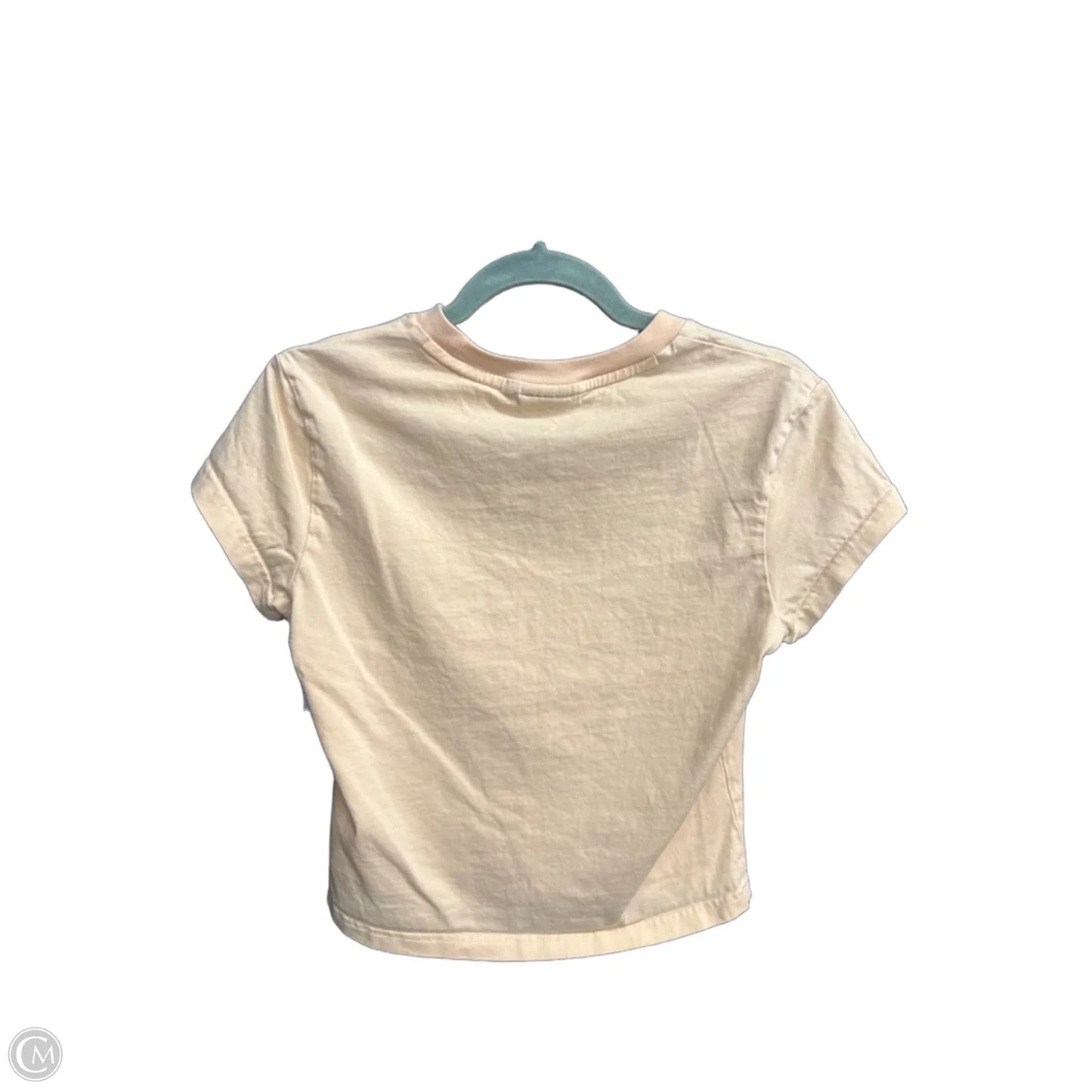 Top Short Sleeve By Adidas In Orange, Size: Xs