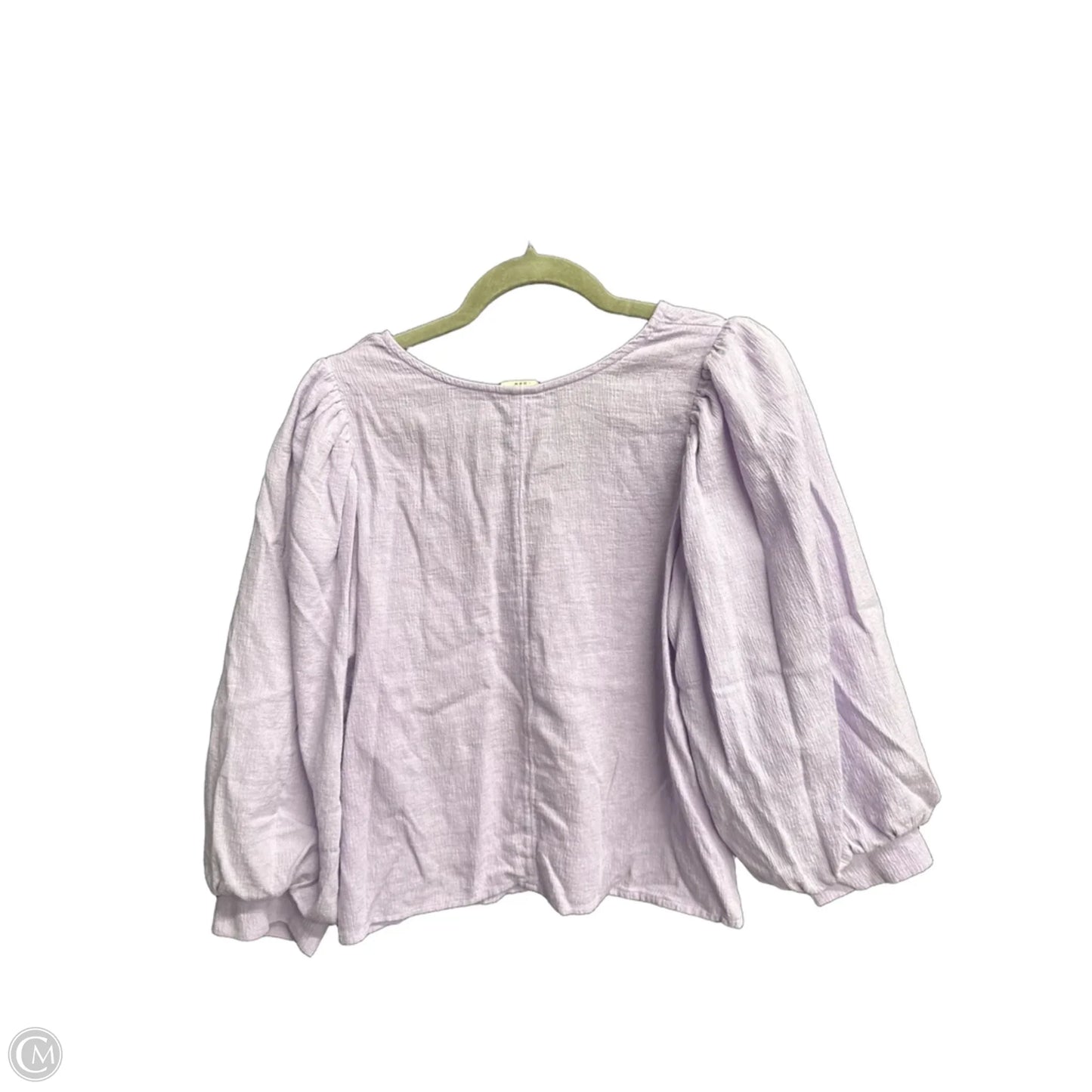 Top Long Sleeve By A New Day In Purple, Size: M