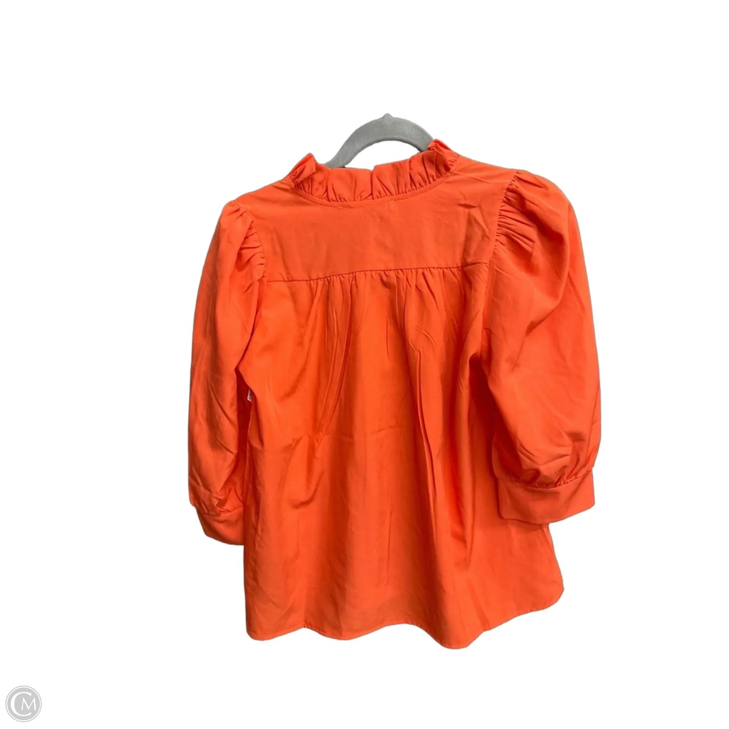 Top 3/4 Sleeve By Michelle Mcdowell In Orange, Size: Xs