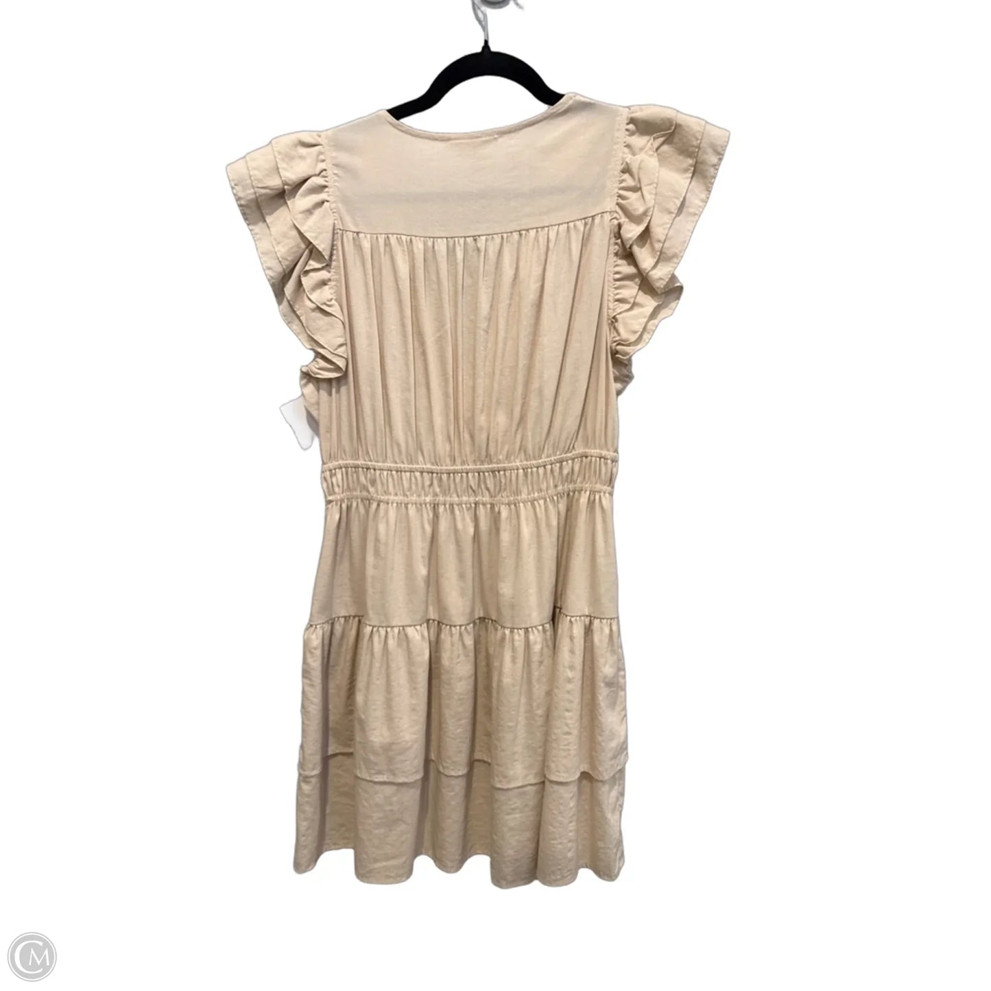 Dress Casual Midi By Entro In Tan, Size: L