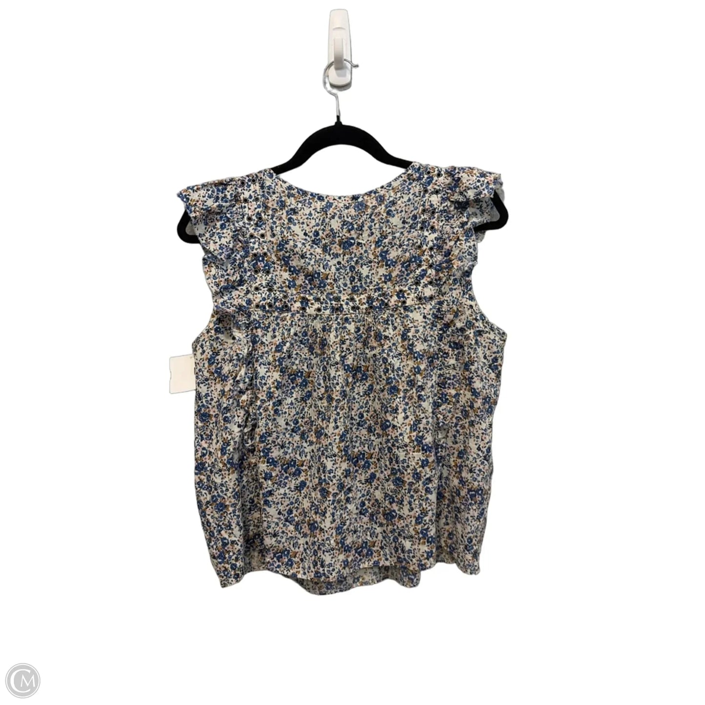 Top Sleeveless By Abercrombie And Fitch In Blue, Size: S