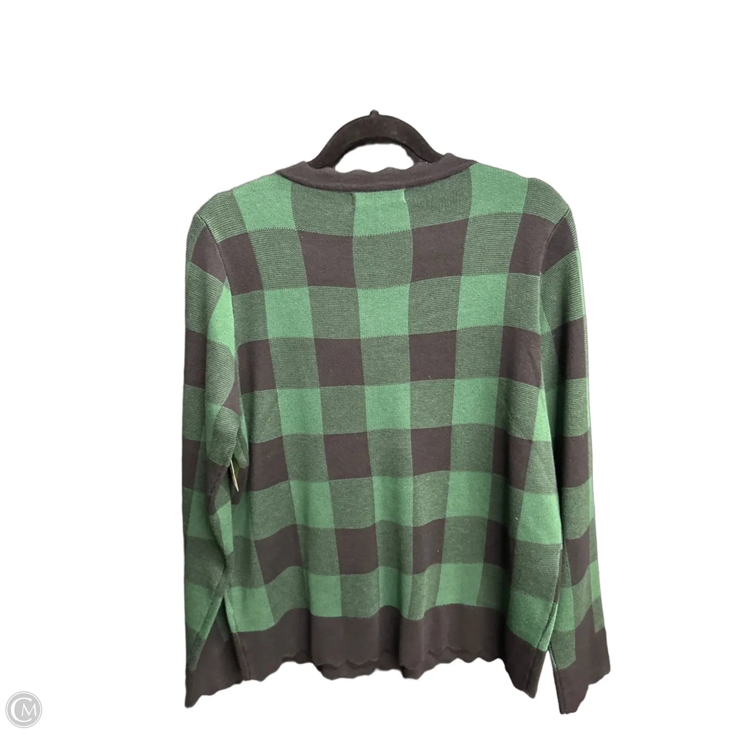 Sweater By Grace Karin In Plaid Pattern, Size: 2x