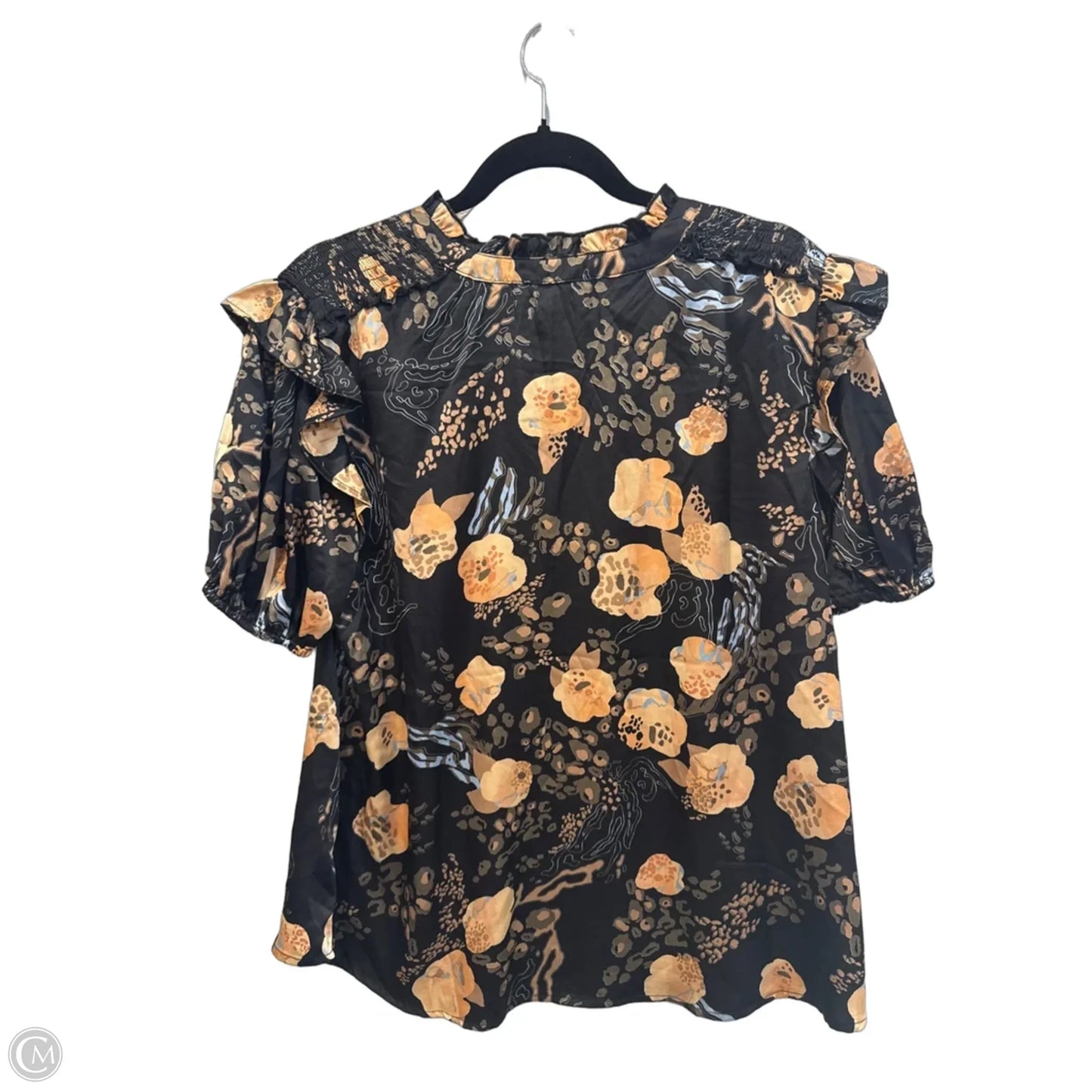 Top Short Sleeve By Entro In Animal Print, Size: M