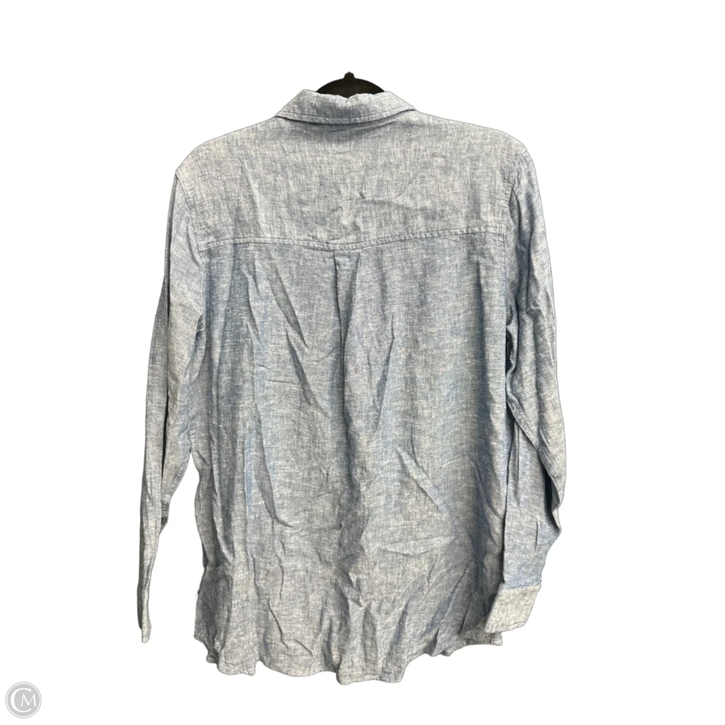 Top Long Sleeve By Gap In Blue, Size: M
