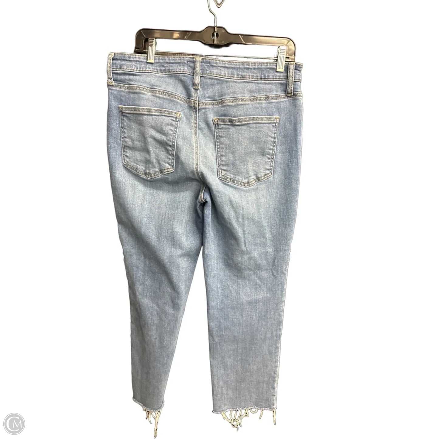 Jeans Straight By Kut In Blue Denim, Size: 12