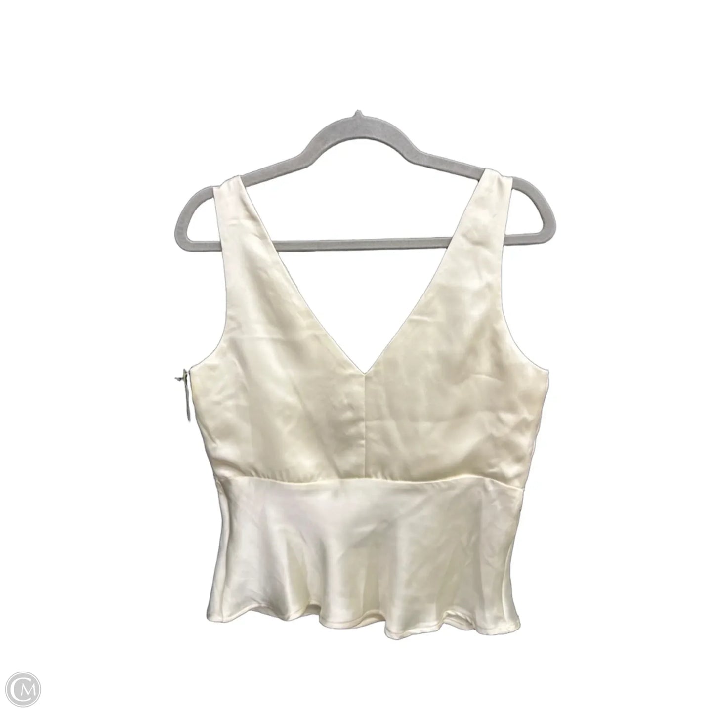 Top Sleeveless By A New Day In Cream, Size: S