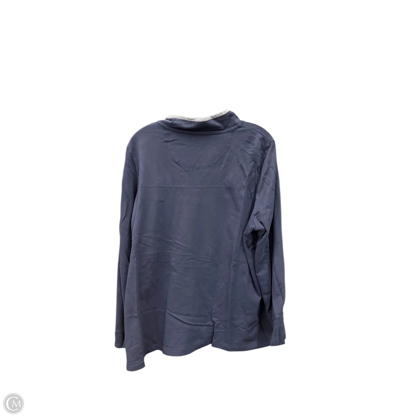 Sweatshirt Collar By L.l. Bean In Navy, Size: 1x