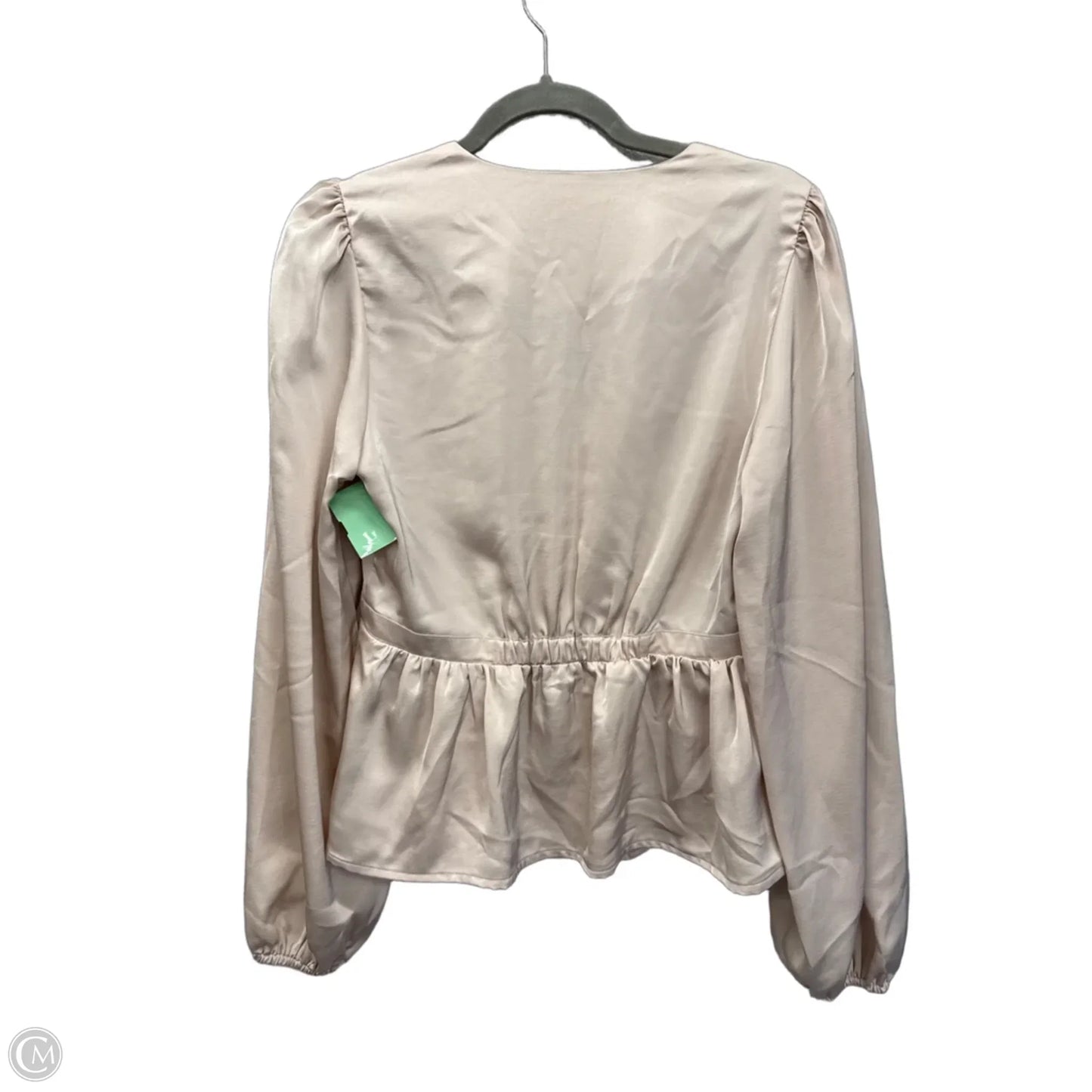 Top Long Sleeve By Old Navy In Cream, Size: M