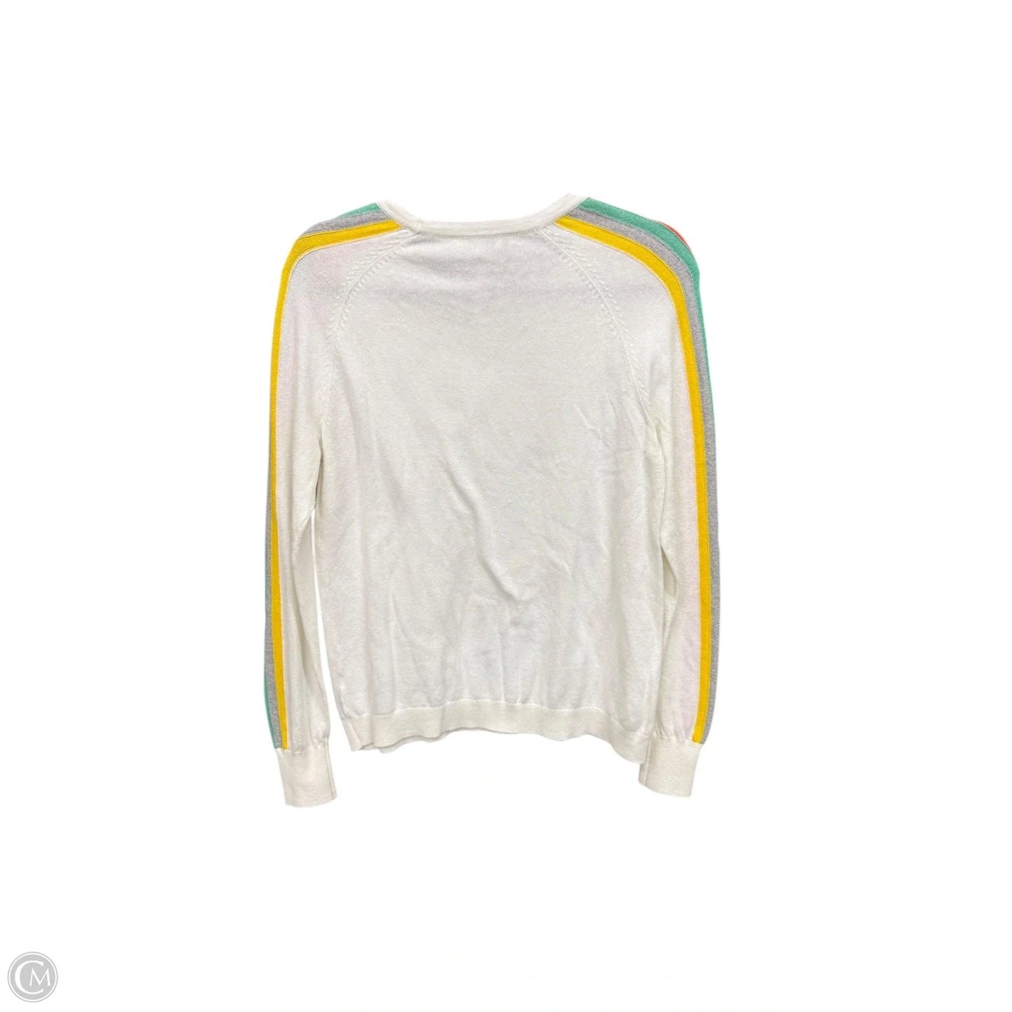 Top Long Sleeve By Clothes Mentor In White, Size: M