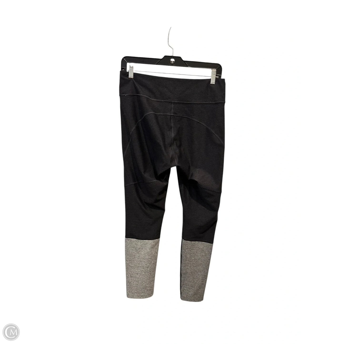 Athletic Leggings By Outdoor Voices In Black & Grey, Size: L