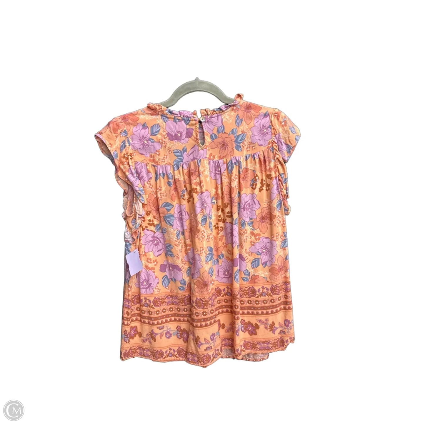 Top Sleeveless By Hailey & Co In Floral Print, Size: M