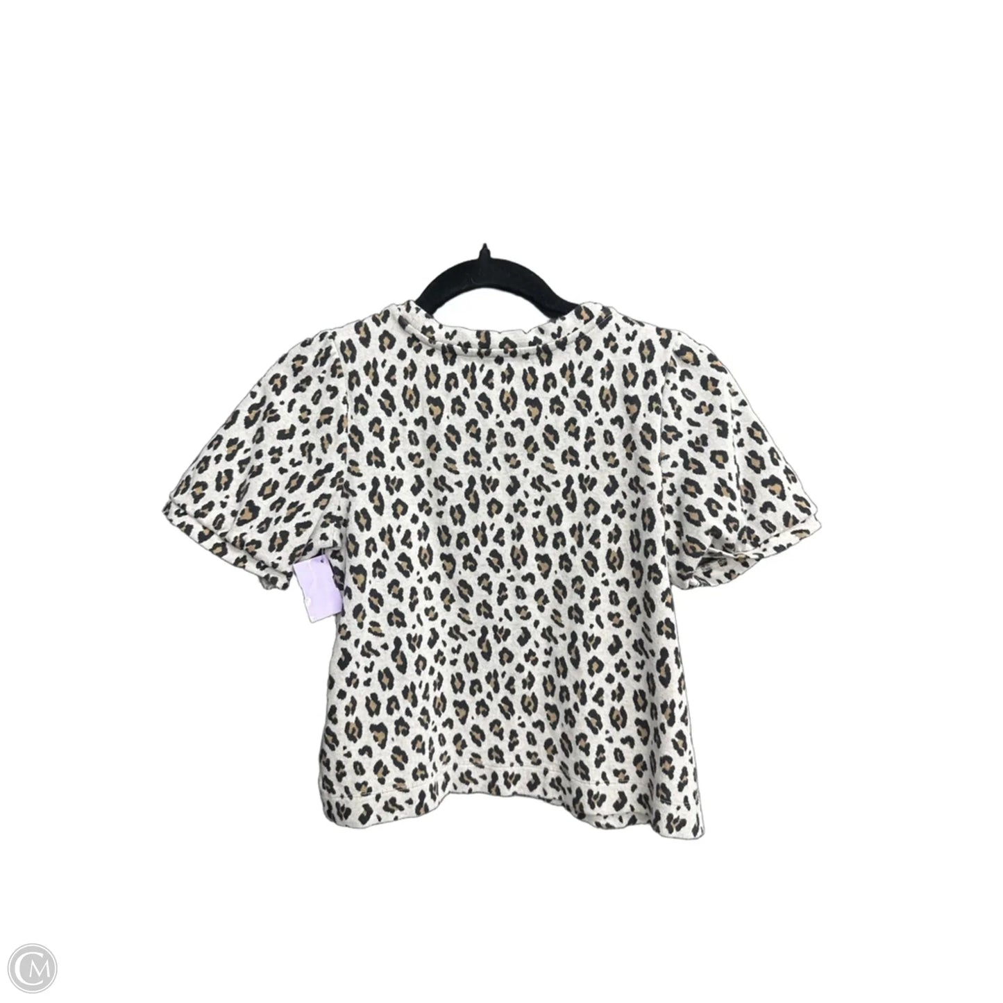 Top Short Sleeve By Loft In Animal Print, Size: Sp