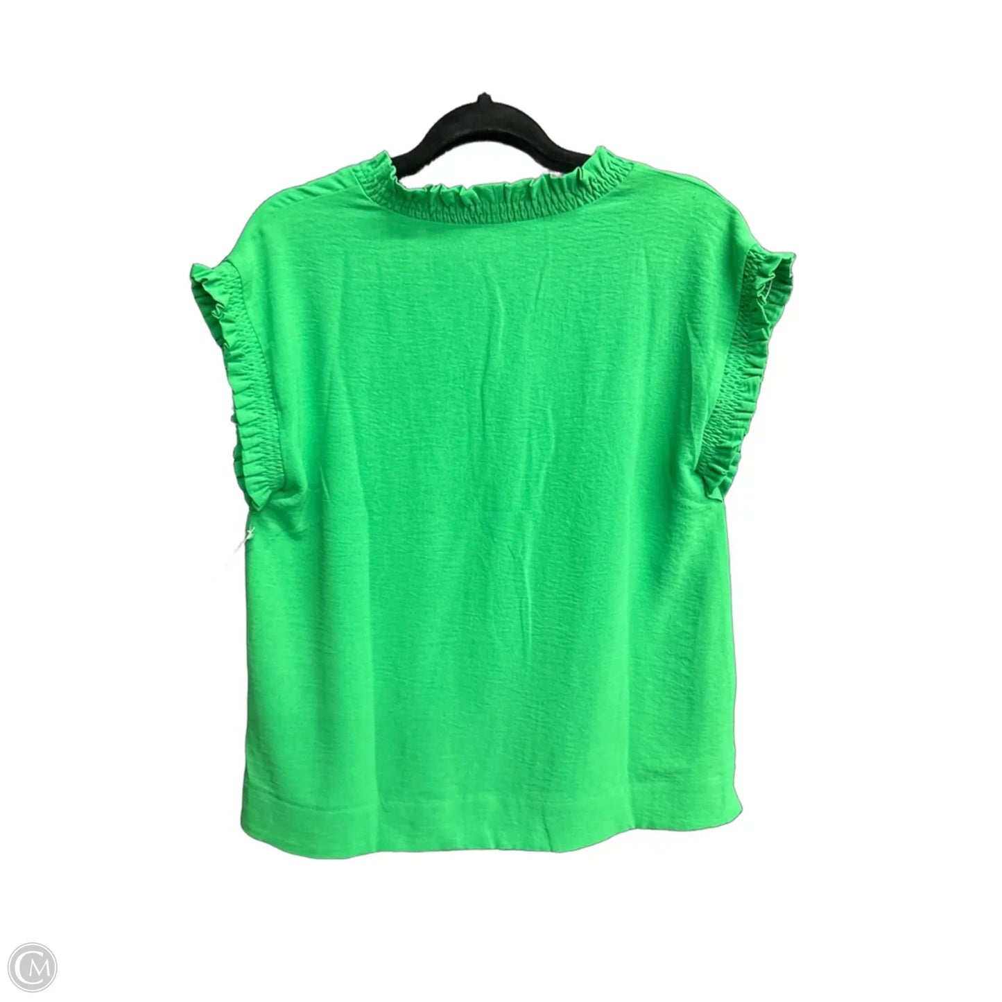 Blouse Short Sleeve By Jodifl In Green, Size: S
