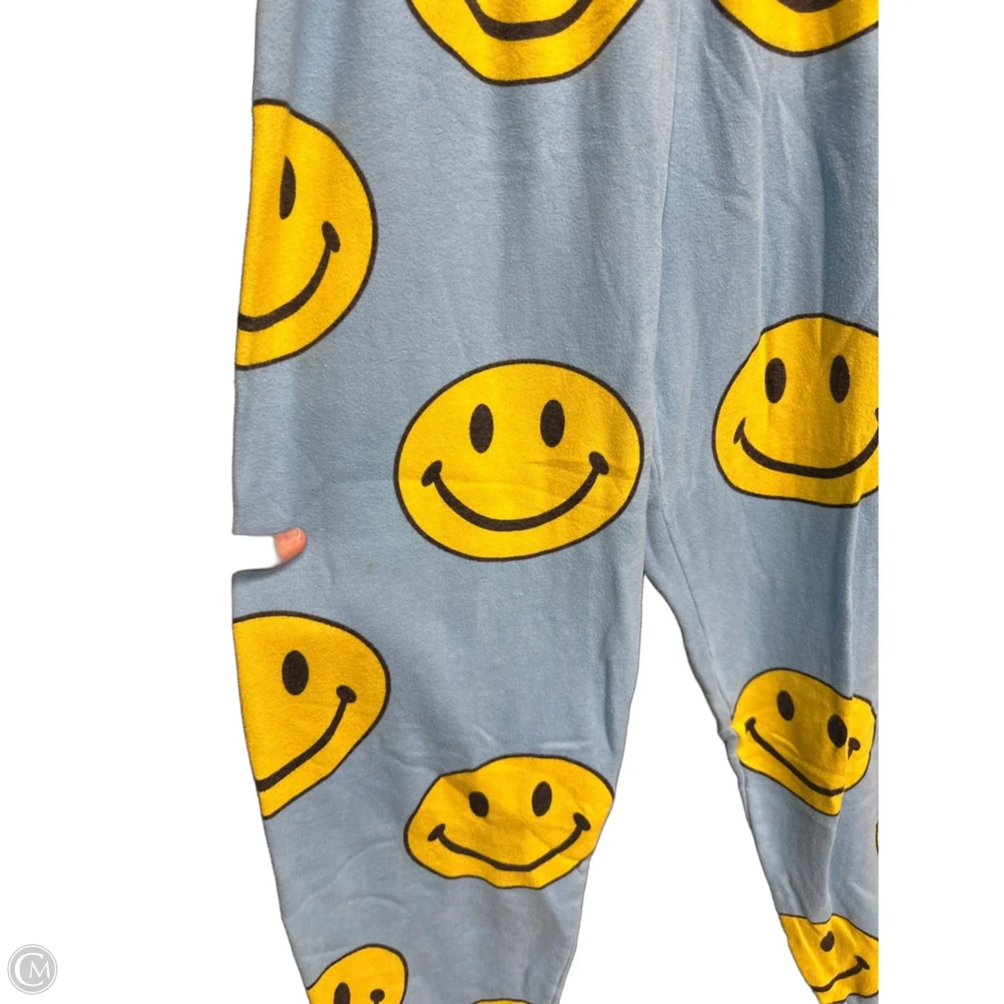 Pants Lounge By Clothes Mentor In Blue & Yellow, Size: M