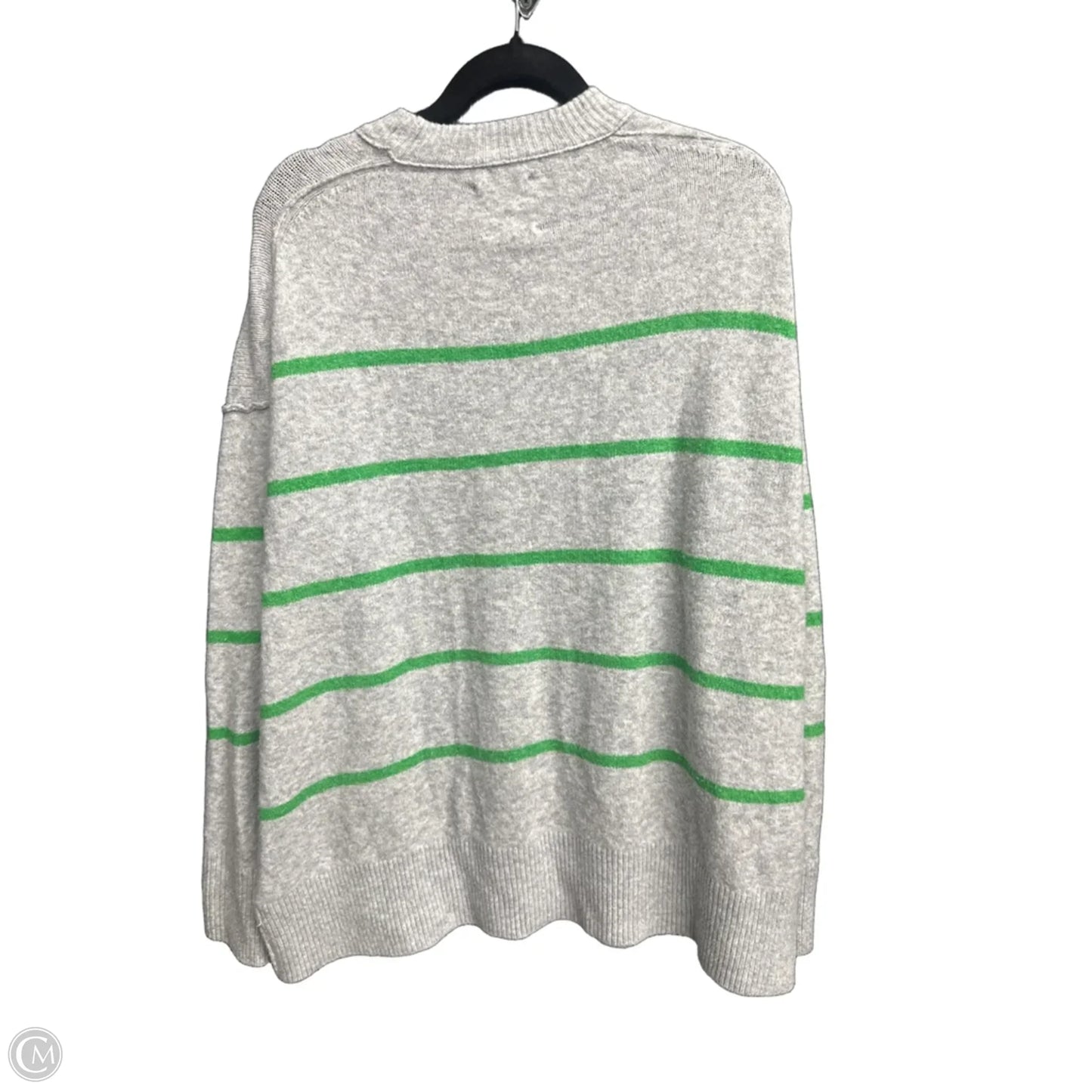 Sweater By Aerie In Green & Grey, Size: M