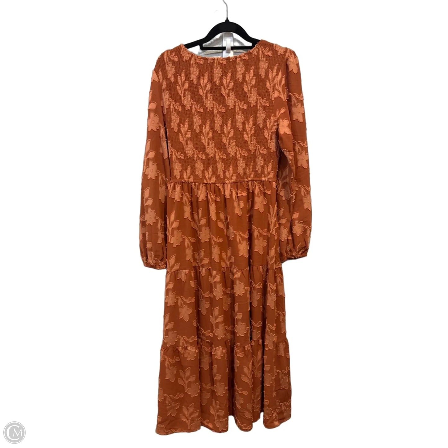 Dress Casual Maxi By Zesica In Orange, Size: M