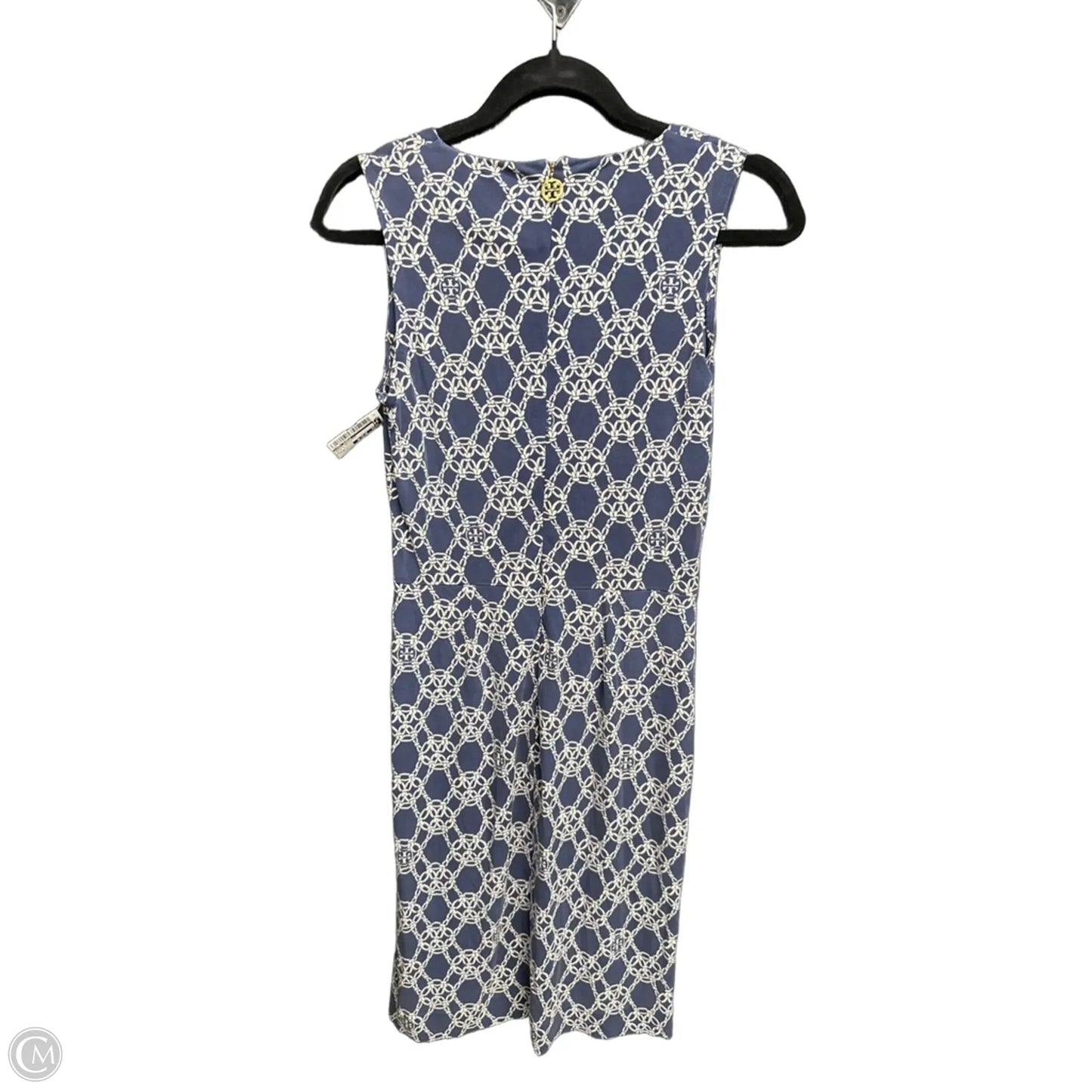 Dress Designer By Tory Burch In Blue & White, Size: S