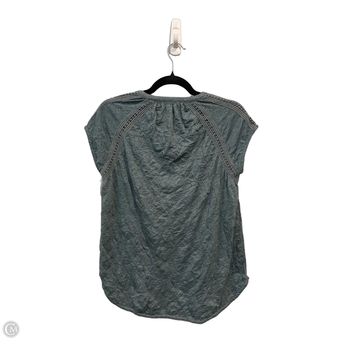 Top Short Sleeve By Sundance In Blue, Size: M