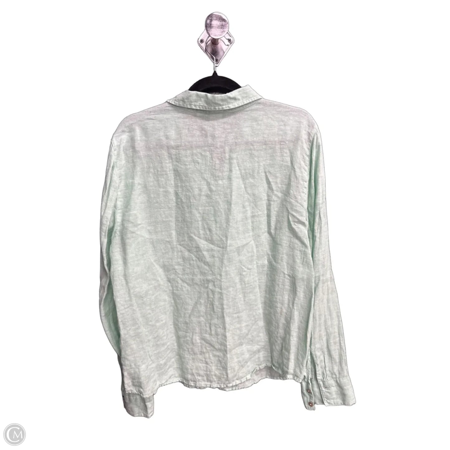 Top Long Sleeve By Joie In Green, Size: Xl