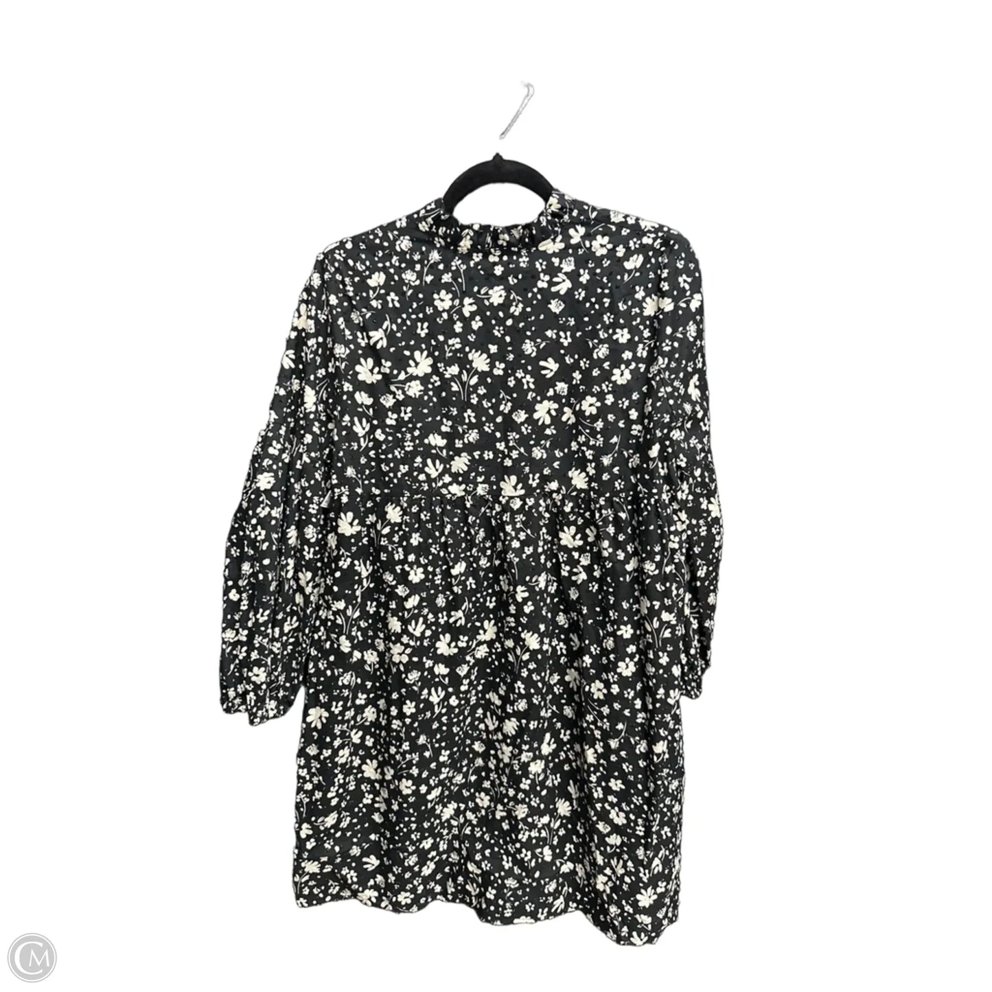 Dress Casual Midi By Who What Wear In Black & White, Size: M